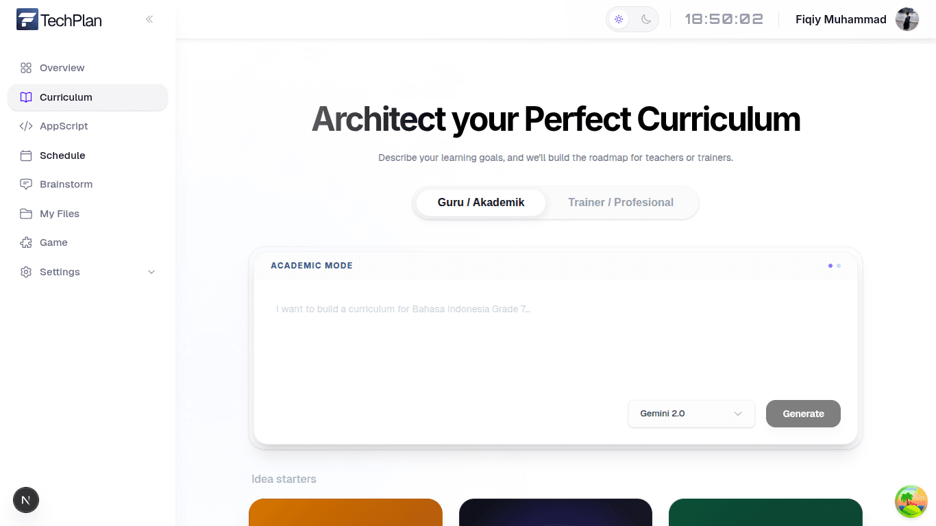 Automated AI Curricula Hub